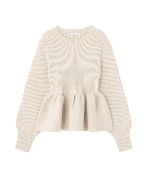 ◇フォルムペプラムニット（ニット/セーター）｜NATURAL BEAUTY BASIC