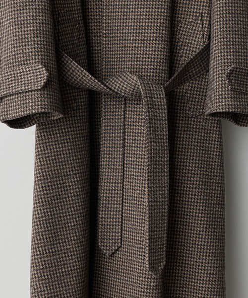 WYM LIDNM（ウィム バイ リドム）の「WOOLY HERRINGBONE BALMACAAN