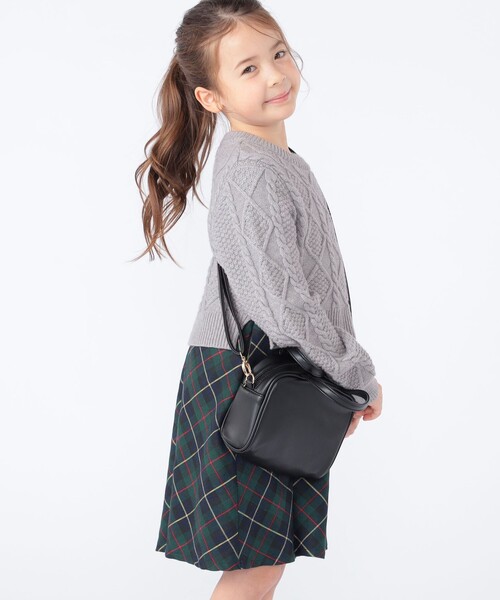 SHIPS（シップス）の「SHIPS KIDS:ガールズ 2WAY ショルダー バッグ（ショルダーバッグ・キッズ・ブラック/サックスブルー・ONE SIZE）」の2枚目の写真