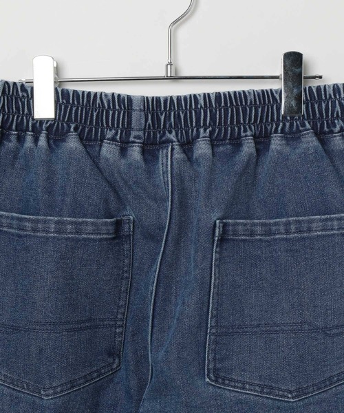 BAYFLOW（ベイフロー）の「【裏起毛・ストレッチ】WARM UPデニムパンツ（デニムパンツ・メンズ・サックスブルー/チャコール・MEDIUM/LARGE）」の4枚目の写真