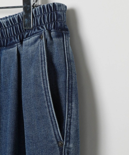 BAYFLOW（ベイフロー）の「【裏起毛・ストレッチ】WARM UPデニムパンツ（デニムパンツ・メンズ・サックスブルー/チャコール・MEDIUM/LARGE）」の6枚目の写真