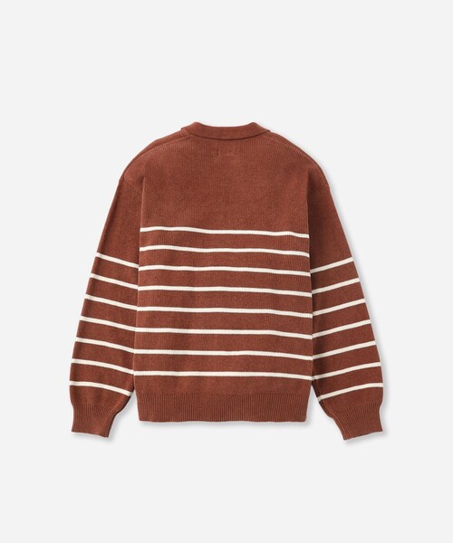 Saturdays NYC（サタデーズ ニューヨークシティ ）の「Seaport Skipper Sweater（ニット/セーター・メンズ・レンガ/ブラック・L/M/S/XL）」の10枚目の写真