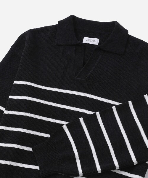 Saturdays NYC（サタデーズ ニューヨークシティ ）の「Seaport Skipper Sweater（ニット/セーター・メンズ・レンガ/ブラック・L/M/S/XL）」の11枚目の写真