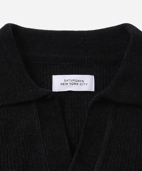 Saturdays NYC（サタデーズ ニューヨークシティ ）の「Seaport Skipper Sweater（ニット/セーター・メンズ・レンガ/ブラック・L/M/S/XL）」の3枚目の写真