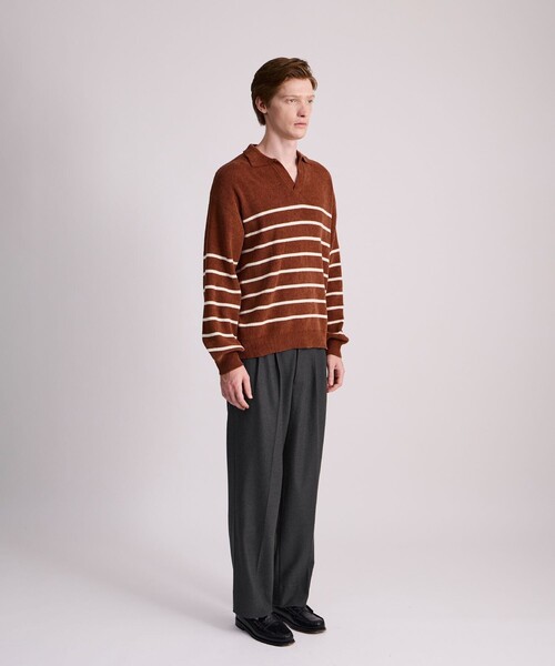 Saturdays NYC（サタデーズ ニューヨークシティ ）の「Seaport Skipper Sweater（ニット/セーター・メンズ・レンガ/ブラック・L/M/S/XL）」の16枚目の写真