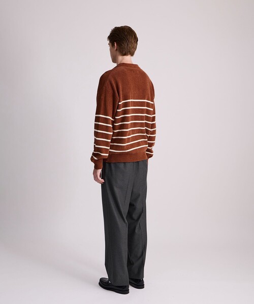Saturdays NYC（サタデーズ ニューヨークシティ ）の「Seaport Skipper Sweater（ニット/セーター・メンズ・レンガ/ブラック・L/M/S/XL）」の17枚目の写真