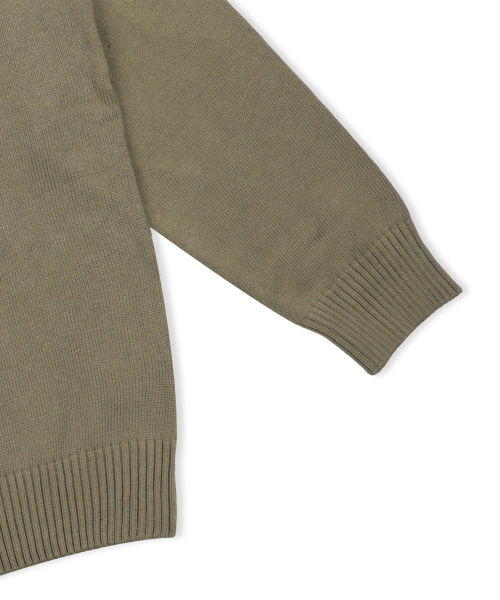 GLACK(グラック)の「GNT070 VHSライン刺繍クルーネックニット(オリーブ)(ニット/セーター・レディース・その他・MEDIUM/LARGE)」の10枚目の写真