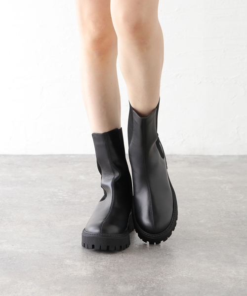 La TOTALITE（ラトータリテ）の「ANNISE./アニス. サイドゴアブーツ（ブーツ・レディース・ブラック・36/37/38）」の9枚目の写真