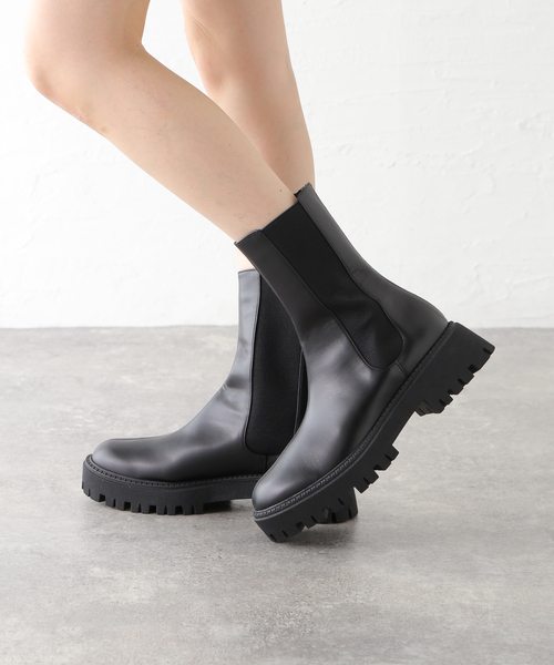 La TOTALITE（ラトータリテ）の「ANNISE./アニス. サイドゴアブーツ（ブーツ・レディース・ブラック・36/37/38）」の10枚目の写真