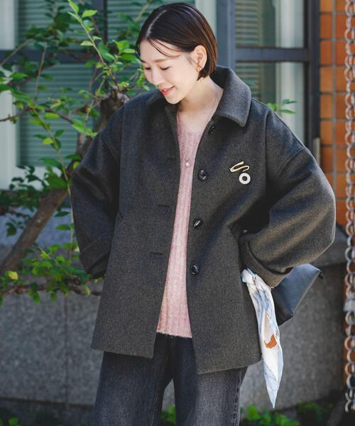 アーバンリサーチ ロッソ（URBAN RESEARCH ROSSO）/F by ROSSO　『UR TECH』ビーバーテントラインコート セール】F by ROSSO 『UR TECH』ビーバーテントラインコート（ステン