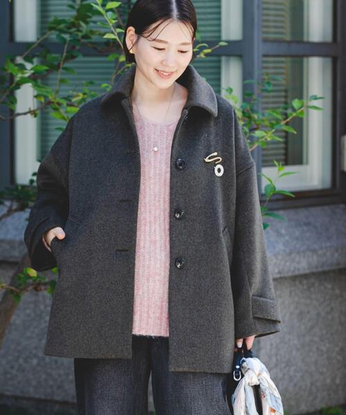 セール】F by ROSSO 『UR TECH』ビーバーテントラインコート（ステン