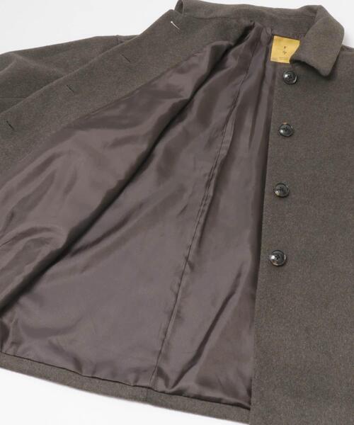 F by ROSSO（エフバイロッソ）の「F by ROSSO　『UR TECH』ビーバーテントラインコート（ステンカラーコート・レディース・ブラック/ブラウン・FREE）」の10枚目の写真