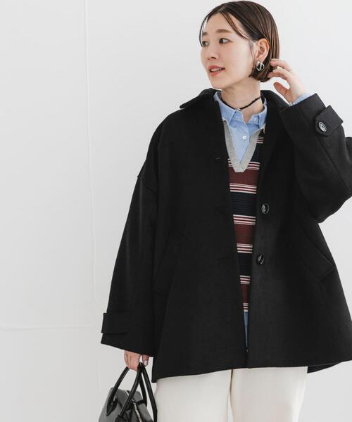 セール】F by ROSSO 『UR TECH』ビーバーテントラインコート（ステン