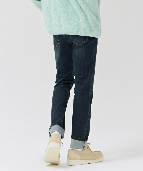 CHASECULT(チェイスカルト)の「男性ヒドゥンバンディングスリムデニムパンツ-DERK2311B04(デニムパンツ・メンズ・ネイビー・82/86/70/76/92)」の4枚目の写真