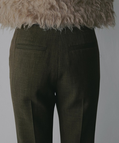 MANOF(マノフ)の「STRAIGHT SLIM PANTS(その他パンツ・レディース・ブラック/ピンク/ブラウン・M/S)」の5枚目の写真