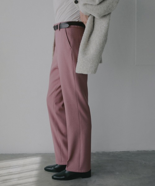 MANOF(マノフ)の「STRAIGHT SLIM PANTS(その他パンツ・レディース・ブラック/ピンク/ブラウン・M/S)」の10枚目の写真