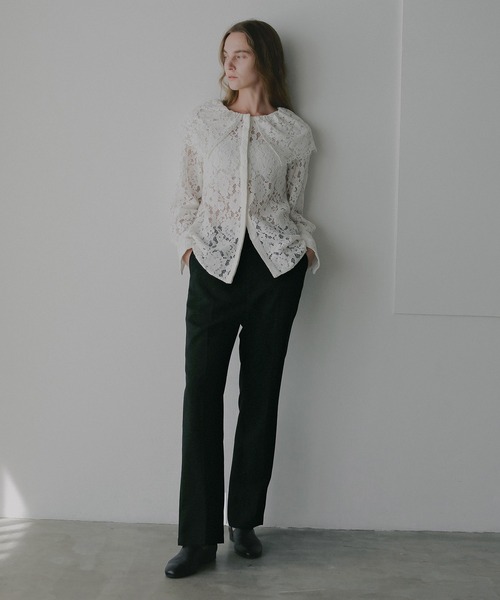 MANOF(マノフ)の「STRAIGHT SLIM PANTS(その他パンツ・レディース・ブラック/ピンク/ブラウン・M/S)」の15枚目の写真