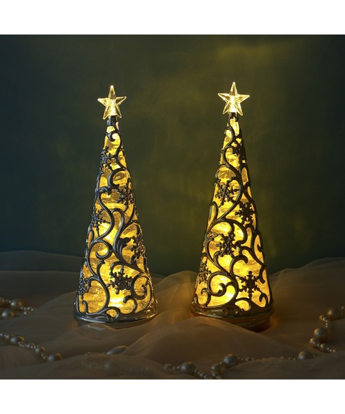 ウォーターツリースノーRAINBOW＆WARM ゴールド（インテリア雑貨