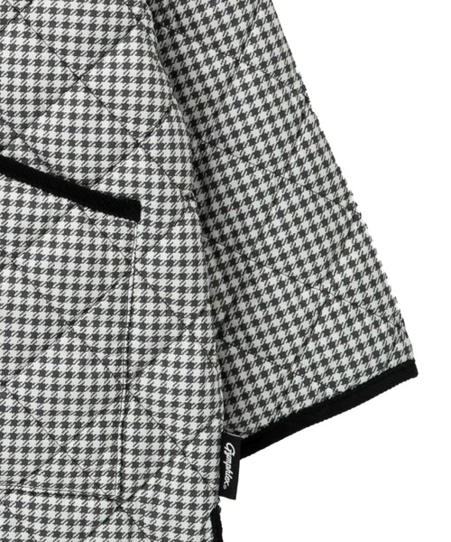 LOGEMENT DE CLAIRE(ロジュモンドクレール)の「【Gymphlex/ジムフレックス】QUILT DOWN COLLARLESS COAT(ダウンジャケット/コート・レディース・チェック・FREE)」の4枚目の写真