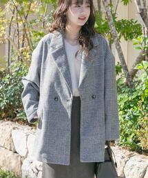 ITEMS URBANRESEARCH | オーバーサイズジャケット(ノーカラーコート)