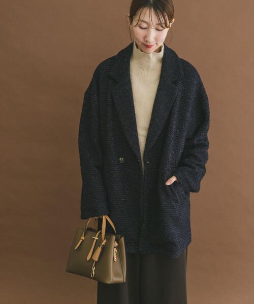 ITEMS URBANRESEARCH（アイテムズ アーバンリサーチ）の「オーバーサイズジャケット（その他アウター・レディース・ネイビー/ブラウン/グレー系その他/ブラウン系その他・FREE）」の20枚目の写真