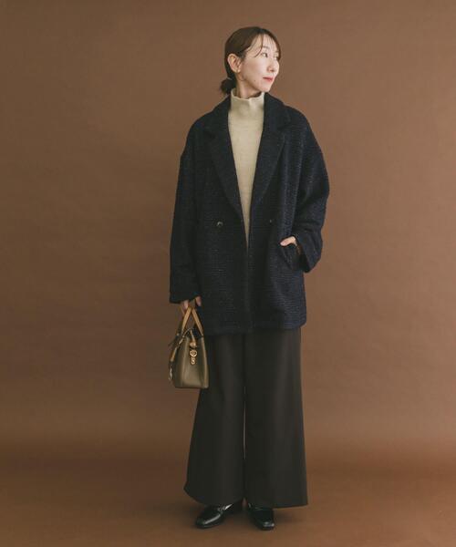 ITEMS URBANRESEARCH（アイテムズ アーバンリサーチ）の「オーバーサイズジャケット（その他アウター・レディース・ネイビー/ブラウン/グレー系その他/ブラウン系その他・FREE）」の21枚目の写真
