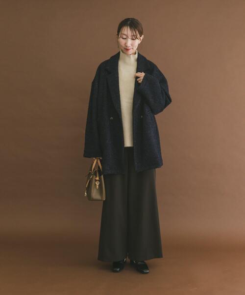 ITEMS URBANRESEARCH（アイテムズ アーバンリサーチ）の「オーバーサイズジャケット（その他アウター・レディース・ネイビー/ブラウン/グレー系その他/ブラウン系その他・FREE）」の22枚目の写真