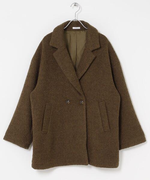 ITEMS URBANRESEARCH（アイテムズ アーバンリサーチ）の「オーバーサイズジャケット（その他アウター・レディース・ネイビー/ブラウン/グレー系その他/ブラウン系その他・FREE）」の11枚目の写真
