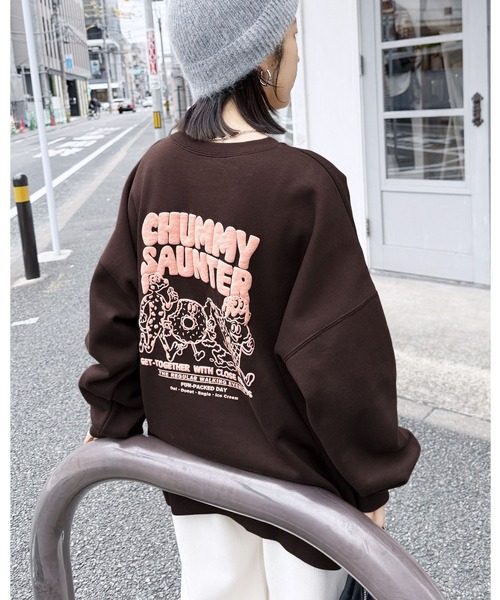 セール】お散歩フレンズ裏起毛スウェット（スウェット）｜reca（レカ