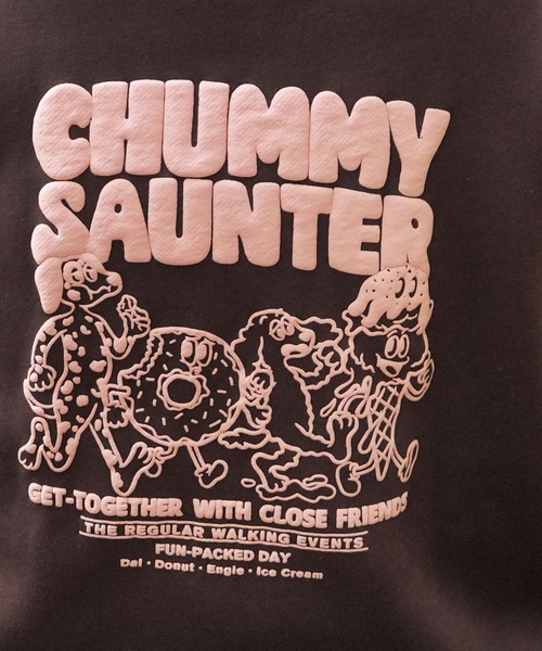 reca（レカ）の「お散歩フレンズ裏起毛スウェット（スウェット・レディース・チャコールグレー/ダークブラウン/キナリ・FREE）」の9枚目の写真