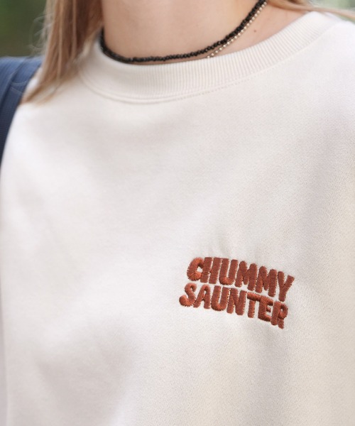 reca（レカ）の「お散歩フレンズ裏起毛スウェット（スウェット・レディース・チャコールグレー/ダークブラウン/キナリ・FREE）」の16枚目の写真