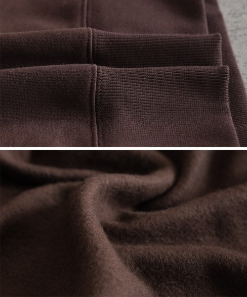 reca（レカ）の「お散歩フレンズ裏起毛スウェット（スウェット・レディース・チャコールグレー/ダークブラウン/キナリ・FREE）」の19枚目の写真