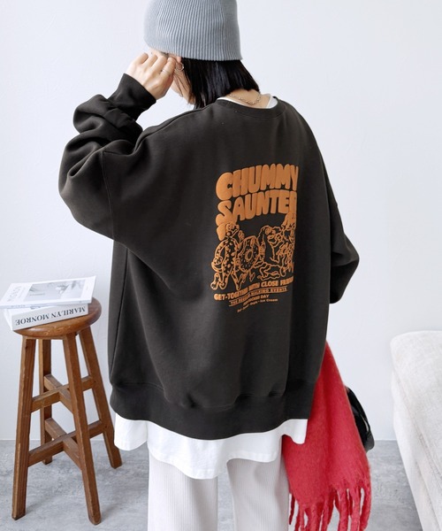 お散歩フレンズ裏起毛スウェット（スウェット）｜reca（レカ）の