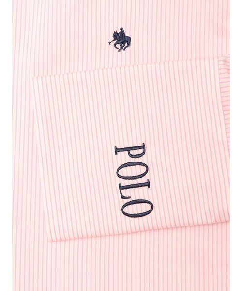 POLO BCS(ポロ ビーシーエス)の「【POLO BCSコラボ】オーバーシャツ(シャツ/ブラウス・レディース・ピンク/ライトブルー/グレー/オフホワイト/ブルー・MEDIUM)」の13枚目の写真