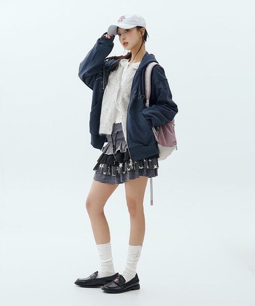 FENNEC(フェネック)の「AIRY POCKET BACKPACK - PURPLE(バックパック/リュック・レディース・その他・FREE)」の4枚目の写真