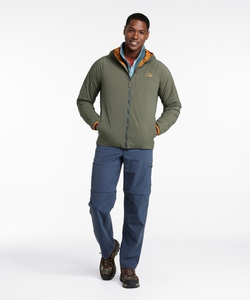 L.L.Bean（エルエルビーン）の「プリマロフト・パッカウェイ・エアー・フーディ 米国フィット・レギュラー（ナイロンジャケット・メンズ・ブラック/カーキオリーブ/ブルー系・SMALL/LARGE/MEDIUM）」の18枚目の写真