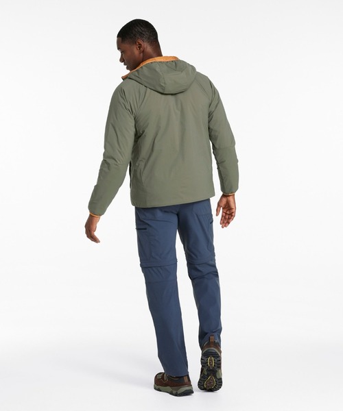 L.L.Bean（エルエルビーン）の「プリマロフト・パッカウェイ・エアー・フーディ 米国フィット・レギュラー（ナイロンジャケット・メンズ・ブラック/カーキオリーブ/ブルー系・SMALL/LARGE/MEDIUM）」の19枚目の写真