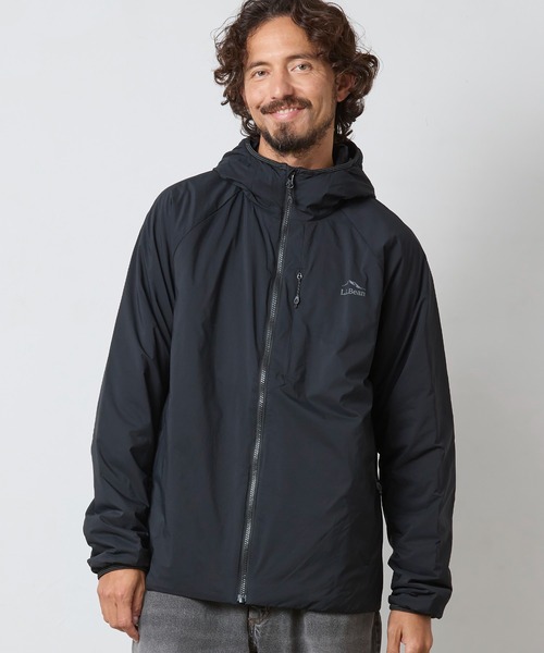 L.L.Bean（エルエルビーン）の「プリマロフト・パッカウェイ・エアー・フーディ 米国フィット・レギュラー（ナイロンジャケット・メンズ・ブラック/カーキオリーブ/ブルー系・SMALL/LARGE/MEDIUM）」の8枚目の写真