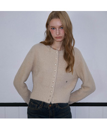 ROSEFRANTZ（ロゼフランツ）の「Fur Round Cardigan [Beige]（カーディガン/ボレロ）」