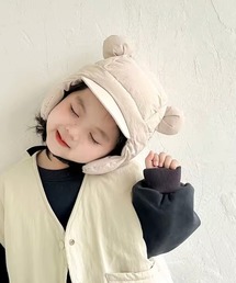 Bambin | 【 Bambin / ボンバン 】 くまみみ 中綿 フライトキャップ(キャップ)