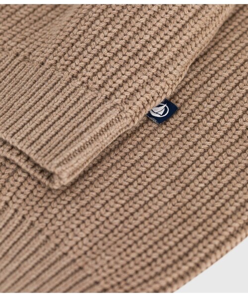 PETIT BATEAU（プチバトー）の「カーディガン（カーディガン/ボレロ・レディース・ブラウン・XX-SMALL/X-SMALL/SMALL/MEDIUM）」の6枚目の写真