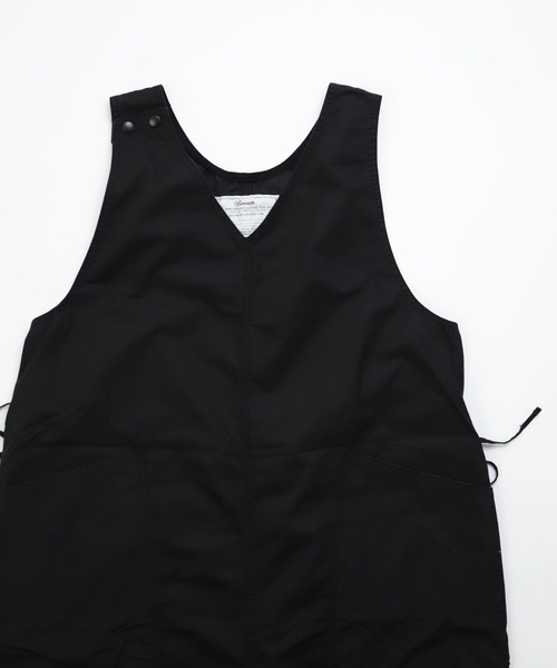 Brocante（ブロカント）の「[Brocante / ブロカント] 高密度ウェザー デフォルメサロペット（サロペット/オーバーオール・レディース・ブラック・2）」の11枚目の写真