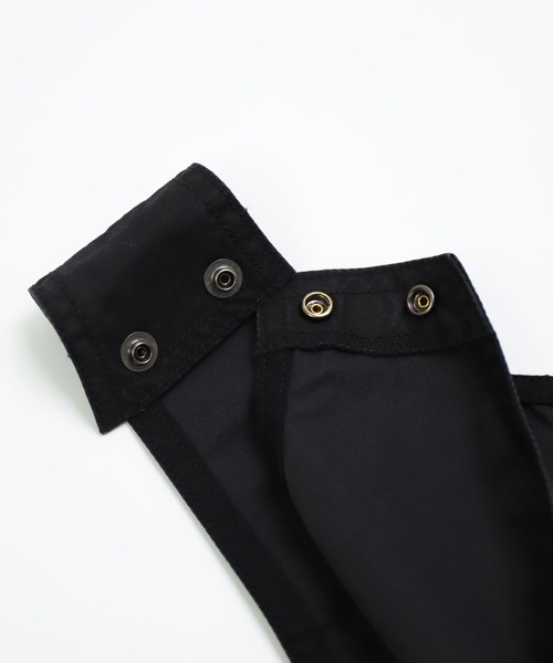 Brocante（ブロカント）の「[Brocante / ブロカント] 高密度ウェザー デフォルメサロペット（サロペット/オーバーオール・レディース・ブラック・2）」の12枚目の写真