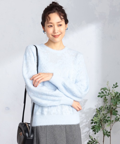 セール】レース柄ニット（ニット/セーター）｜GALLORIA（ギャローリア