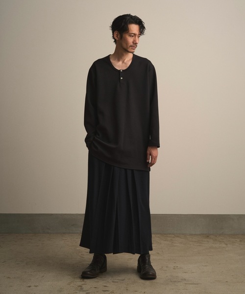 和ROBE(ワローブ)の「和ROBE / WOOL CORDURA EASY HAKAMA(その他パンツ・メンズ・オリーブ/ダークネイビー・2/3)」の9枚目の写真