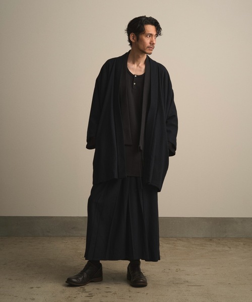 和ROBE(ワローブ)の「和ROBE / WOOL CORDURA EASY HAKAMA(その他パンツ・メンズ・オリーブ/ダークネイビー・2/3)」の14枚目の写真