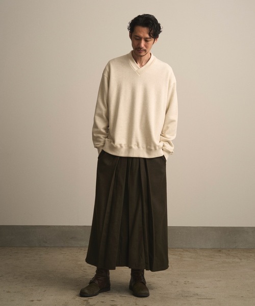 和ROBE(ワローブ)の「和ROBE / WOOL CORDURA EASY HAKAMA(その他パンツ・メンズ・オリーブ/ダークネイビー・2/3)」の7枚目の写真