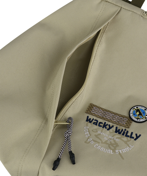 Wacky WiLLy(ワッキーウィリー)の「ワキウィリー デイリー スリングバック ベージュ(メッセンジャーバッグ・レディース・その他・F)」の5枚目の写真