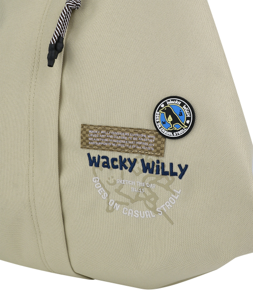 Wacky WiLLy(ワッキーウィリー)の「ワキウィリー デイリー スリングバック ベージュ(メッセンジャーバッグ・レディース・その他・F)」の6枚目の写真