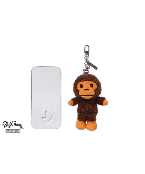 A BATHING APE（アベイシングエイプ）の「BABY MILO PLAY CHARM（スマホグッズ・メンズ・ブラウン・FREE）」の4枚目の写真
